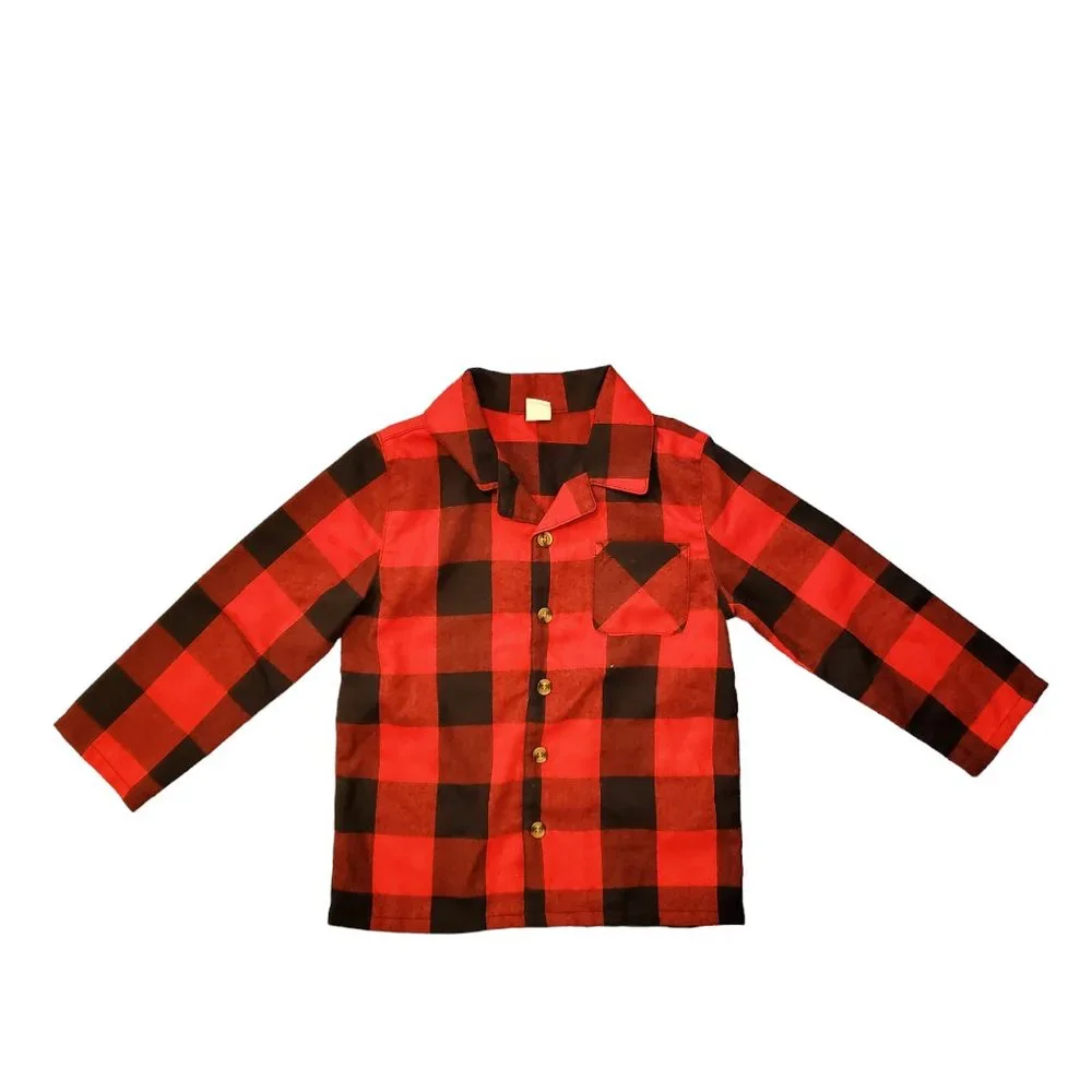 Old‎ Navy Family Matching Red Buffalo Pajamas Set. Size 4T. NWOT.